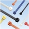 Panduit Cable Tie, 6 in L, 1.38 in Max Bundle Dia., Orange, Nylon 6/6, 40 lb Strength, 1000 PK PLT1.5I-M3 - alternate 1